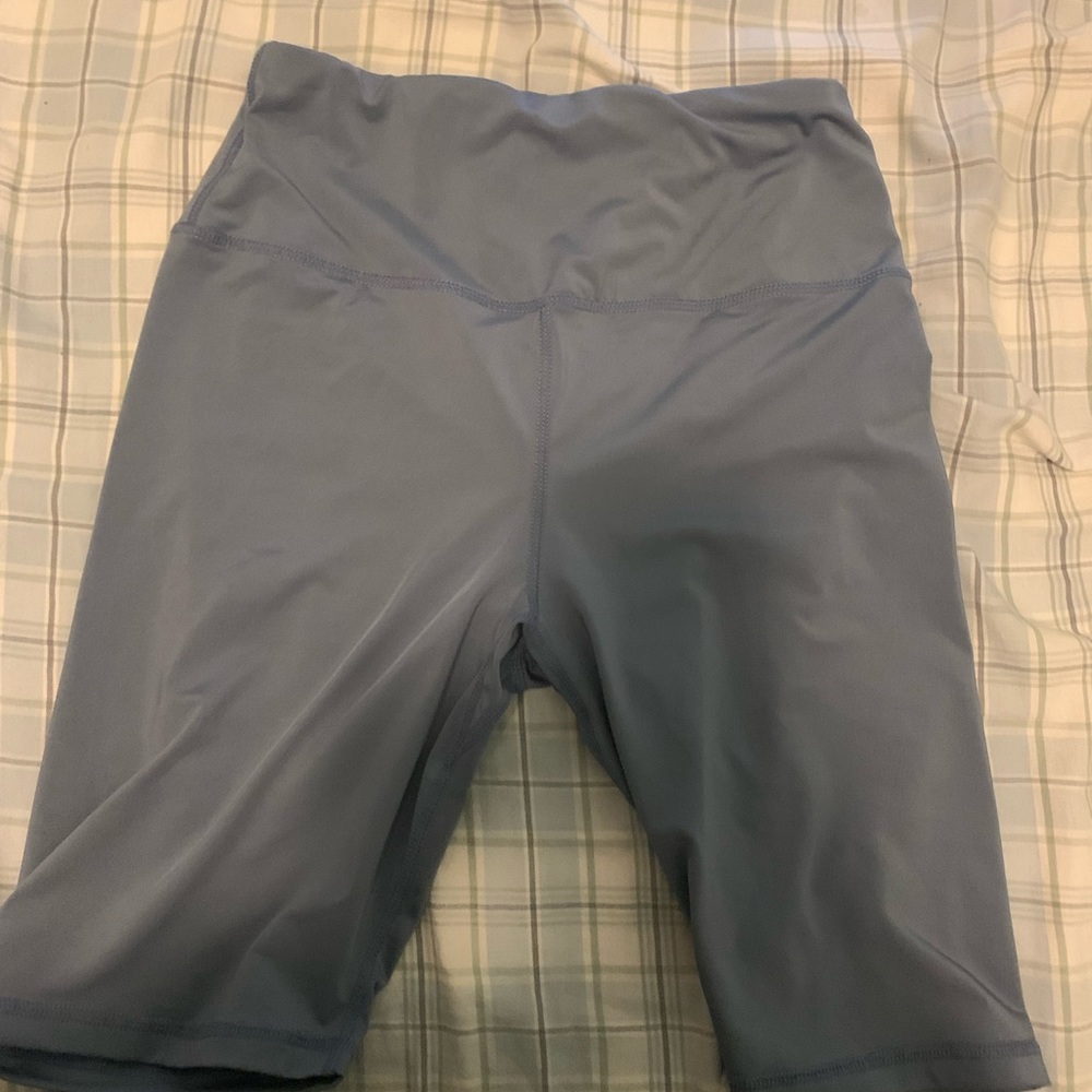 light blue bike shorts